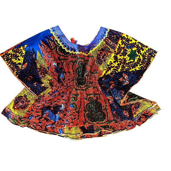 CCC Colorful Hitarget Vibrant Cotton Dashiki Unique Embroidery African Wax Print - Picture 4 of 9